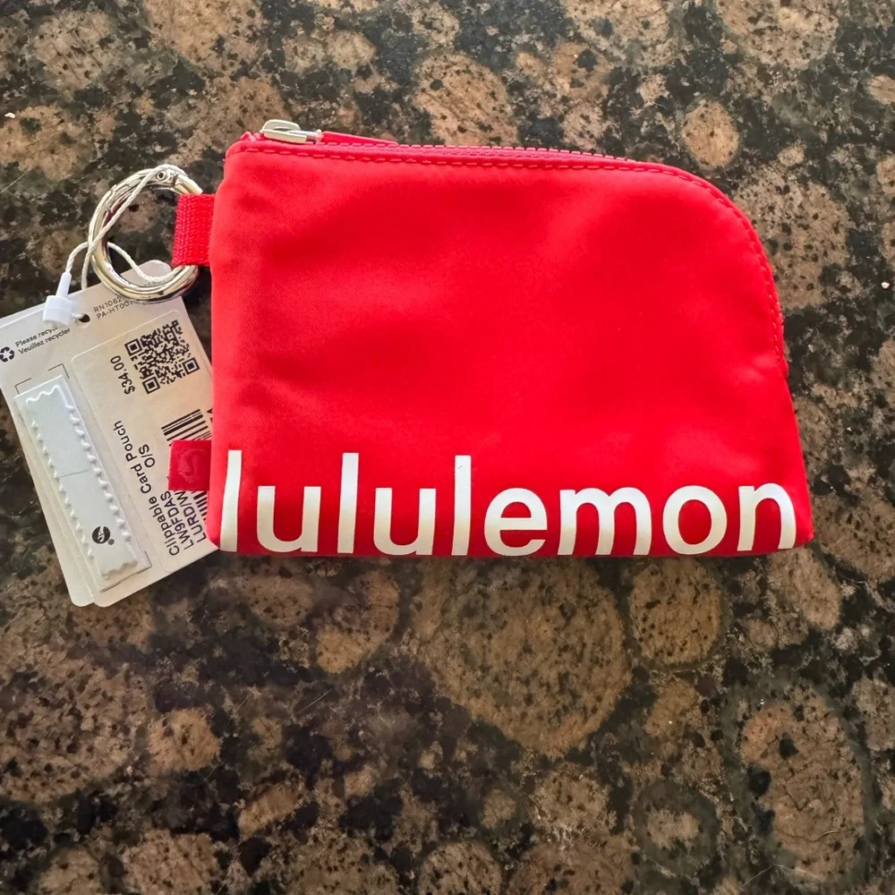 NWT Lululemon Red Card Pouch - Picture 2 of 4